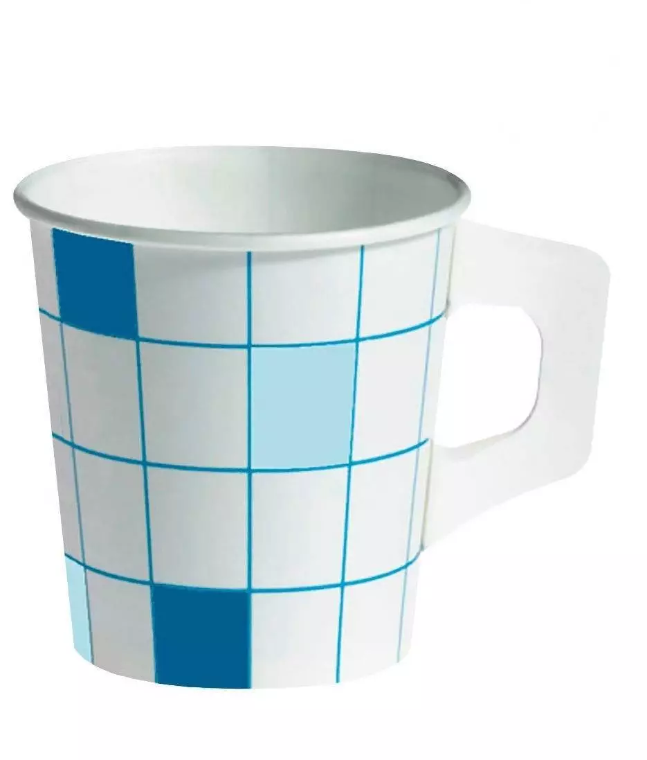 Чашка картонная PolarCup "клетка", 175 мл (80 шт)